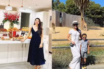 Sắc vóc Phạm Hương khi vướng tin đồn mang bầu lần 3