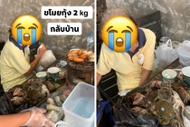 Hai người phụ nữ đi ăn buffet còn thủ sẵn một thứ gây sốc