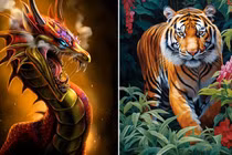 Giáp Thìn 2024, Hổ chắp thêm cánh: 4 tuổi tài lộc cao ngất trời