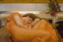 Nhành hoa hé lộ mối nguy với cô gái trong bức tranh của Leighton