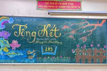 Loạt bảng chia tay cuối năm học đẹp như tranh, không nỡ xóa