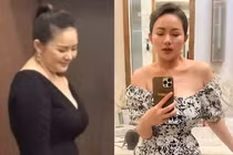 Phan Như Thảo "show" eo sau giảm cân, hội chị em hoa mắt