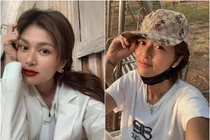 "Hoa hậu đông con nhất Việt Nam" đen nhẻm khi về quê cày cuốc