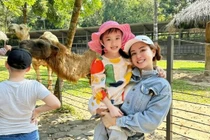 Vy Oanh xả kho loạt ảnh du xuân cùng gia đình