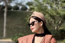 Lê Âu Ngân Anh xinh đẹp cùng loạt phụ kiện, trang phục hàng hiệu