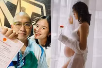 Chân dài Vbiz bầu to vượt mặt, bí ẩn nhất danh tính ông xã?