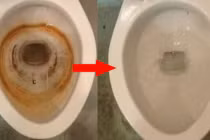 Bồn cầu dùng lâu ngày đóng cặn vàng khè: Dội nước này là sạch bóng