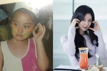 Ảnh thuở nhỏ xinh đẹp của "nữ hoàng nước mắt" Kim Ji Won 
