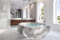 Những phòng tắm xa xỉ dát vàng, đính đá quý trên thế giới