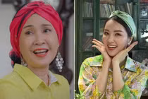 MC Thụy Vân "cosplay" mẹ chồng, NSND Lan Hương