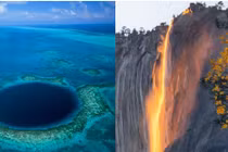 4 cảnh quan thiên nhiên kỳ lạ thế giới: Thác nước đỏ như lửa