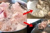 Luộc thịt nên hớt bỏ lớp bọt hay để lại? 99% mắc sai lầm 