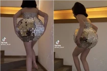 Đỗ Thị Hà đi như vịt, đứng 2 tiếng vì mặc váy lạ