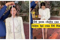 Đỗ Thị Hà đo chiều cao, con số thế nào gây xôn xao?