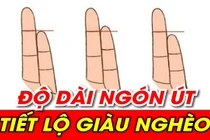 Đo độ dài ngón út, biết ngay ai hưởng phúc lộc, ai nghèo mạt kiếp