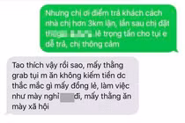 Nhắc khách đặt điểm trả đúng chỗ, tài xế bị miệt thị: “Ăn mày xã hội“