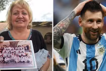 Cô giáo gửi tâm thư cho Messi: Tôi muốn ôm cậu trước khi chết