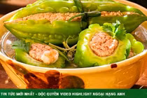 Bí quyết nấu canh khổ qua nhồi thịt không bị đắng