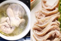 Luộc dạ dày heo kiểu này đảm bảo trắng giòn sần sật, không hôi