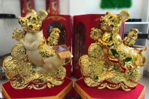 Mốt chơi Tết Canh Tý, bình rượu chuột ngâm vảy vàng