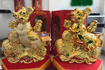 Mốt chơi Tết Canh Tý, bình rượu chuột ngâm vảy vàng