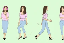 Dáng đi lắc đảo mình xà, cả đời lận đận chồng xa ít gần