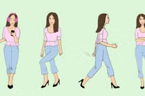 Dáng đi lắc đảo mình xà, cả đời lận đận chồng xa ít gần