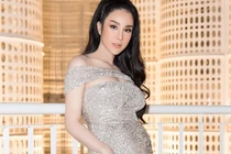 Diệp Lâm Anh khoe bụng bầu vượt mặt sau 6 tháng sinh con gái