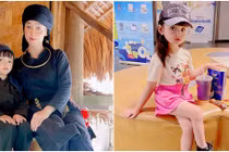 Hai bà cháu người Tày: Cháu xinh như búp bê, bà U50 trẻ đẹp