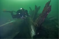 Nhà khảo cổ phát hiện “thủy quái” núp trong con tàu đắm 500 tuổi