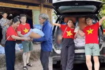 Bà Nhân Vlog bất ngờ bị réo tên vào việc từ thiện miền Trung