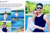 Lã Thanh Huyền hiếm hoi khoe ảnh bên chồng đại gia 