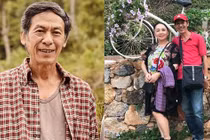 "Ông bố quốc dân" Bùi Bài Bình: U70 hạnh phúc bên vợ