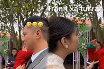 Tham dự đám cưới, bé trai "khóc thét" khi nhìn thấy cô dâu