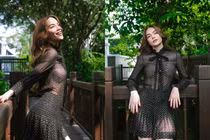 Hồ Ngọc Hà diện đồ mỏng tang, xứng danh bậc thầy giấu 'phụ tùng'