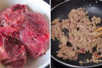 Ướp thịt bò với đường hay muối trước?