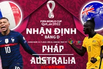 Nhận định World Cup 2022 Pháp vs Úc: Bảo vệ ngôi vương