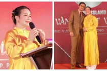 Vợ Quý Bình hiếm hoi xuất hiện cùng chồng sau khi sinh