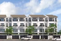 Nhà phố liền kề đẹp hút mắt, sống sang trong không gian mở