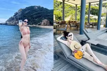 Vợ Quang Hải khoe ảnh bikini giữa nghi vấn mang bầu