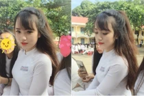 Nữ sinh Đắk Lắk nổi tiếng vì mặc áo dài quá đẹp