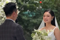 Nữ tiếp viên hàng không Vietnam Airlines tổ chức đám cưới kín đáo