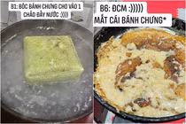 "Bắt chước" làm bánh chưng rán nước lọc, cô gái nhận kết đắng