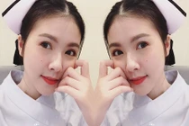Nữ y tá Thái Lan xinh đẹp khiến dân tình phát sốt 