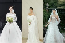 Loạt người đẹp Việt diện váy cưới đẹp nhất 2024, ngắm là mê