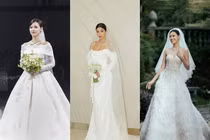 Loạt người đẹp Việt diện váy cưới đẹp nhất 2024, ngắm là mê
