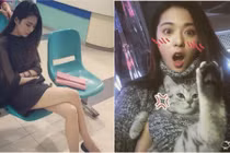 Hot girl ngủ gật khiến “500 anh em” không muốn đánh thức