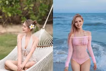 Xoài Non tung bộ ảnh chào hè, hở bạo khoe làn da cực mướt