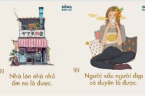 Suy tư với bộ tranh khái niệm “đủ” của các bạn trẻ