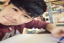 Thán phục tài vẽ tranh như thật của thầy giáo 9X